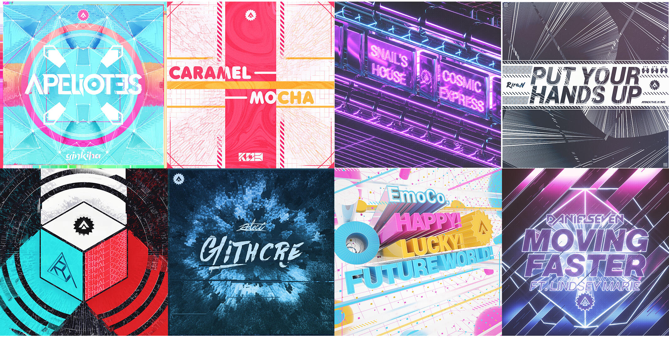 'Groove Coaster' Rhythm Game Covers