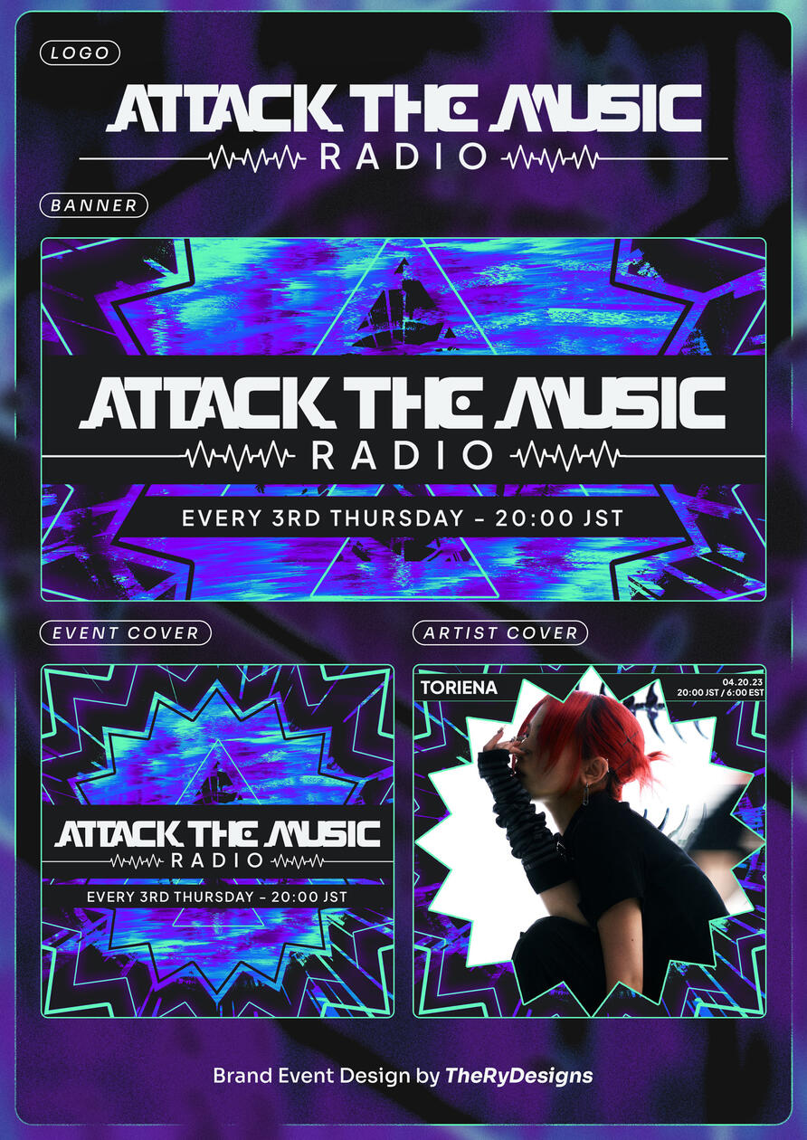 Attack The Music Radio Branding