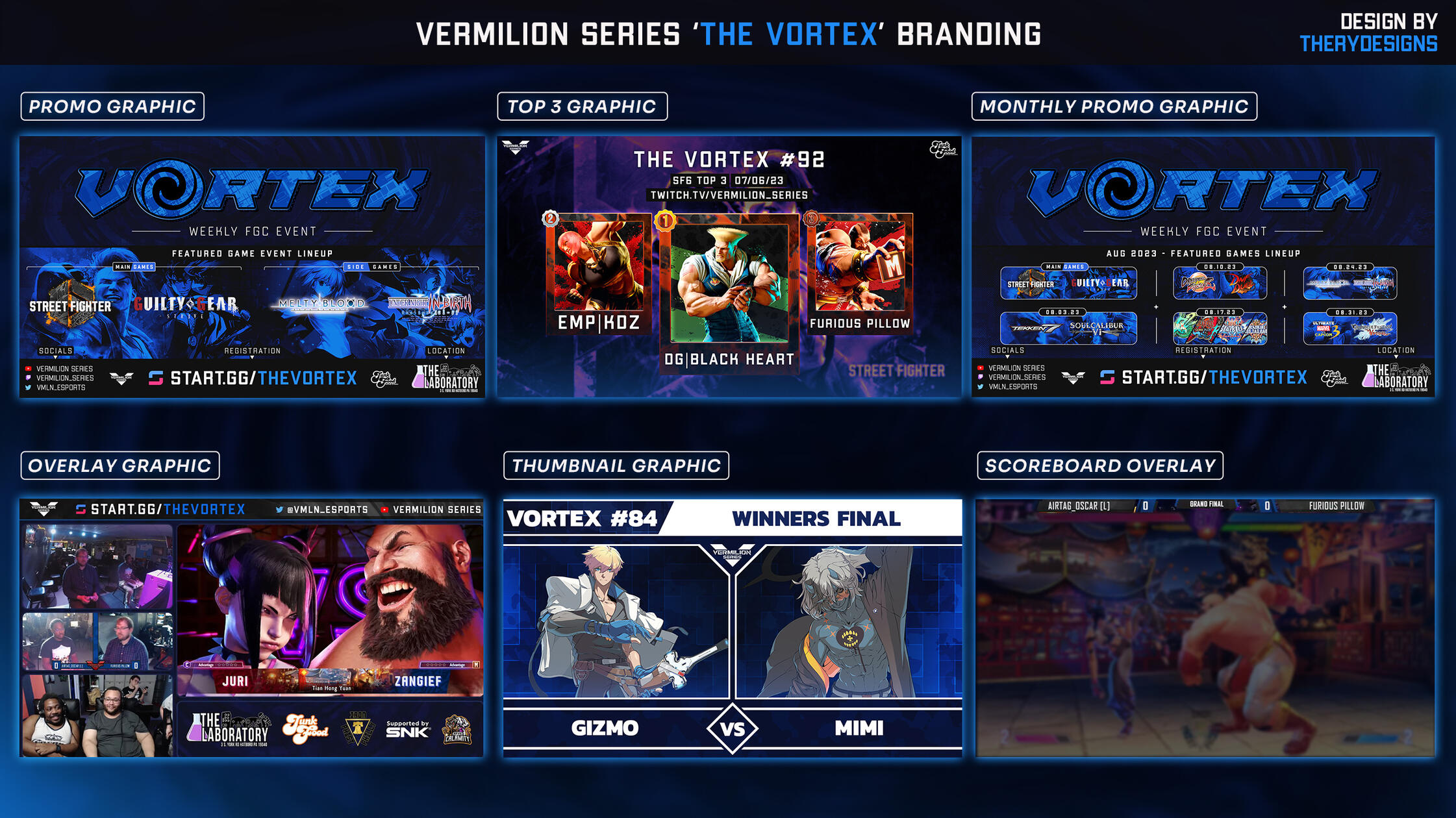 &#39;The Vortex&#39; Event Branding