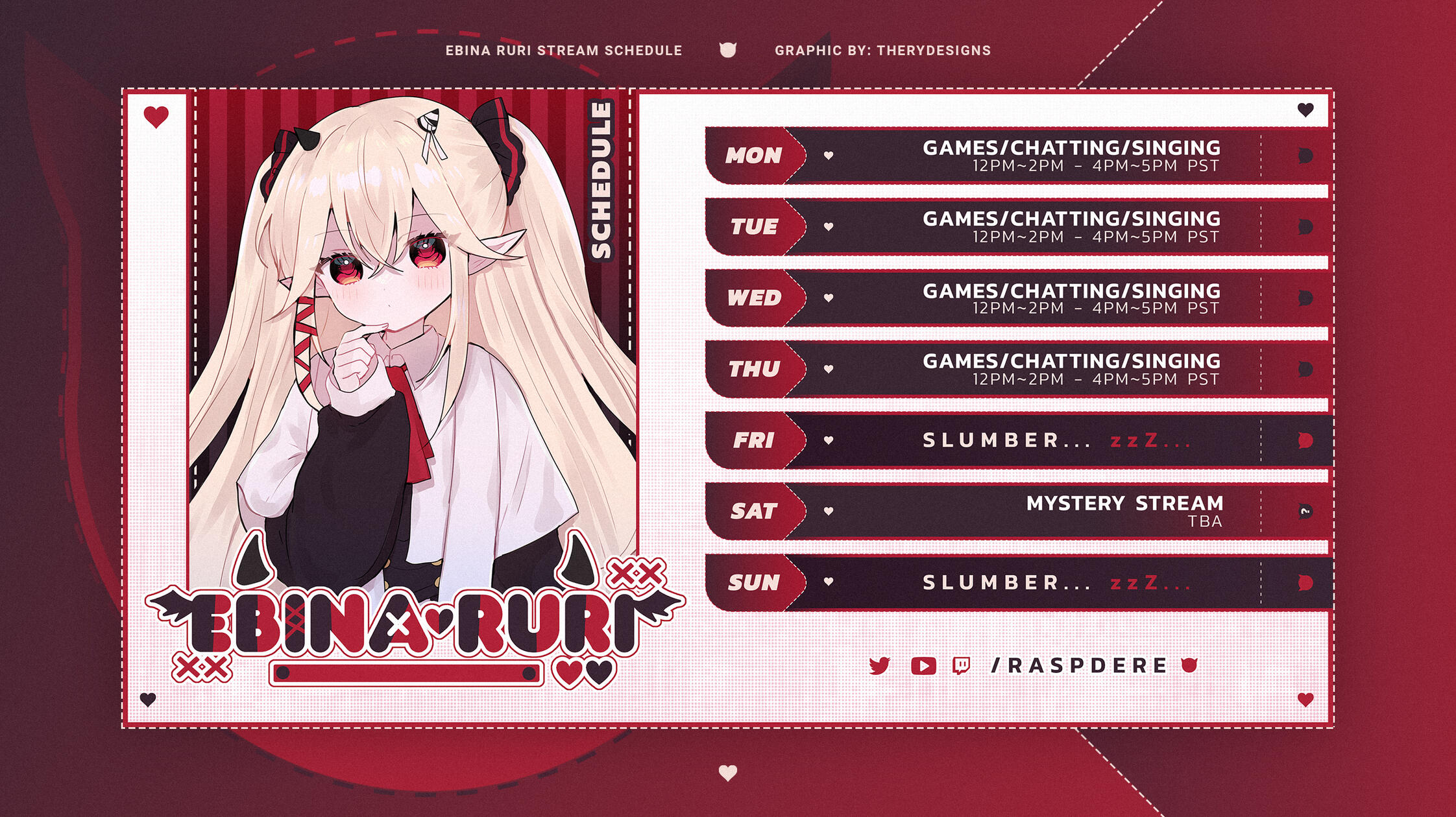 Ebina Ruri - Stream Schedule